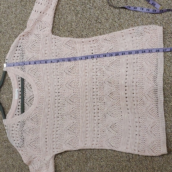 Garage Beautiful Light Pink Sweater Size XS EUC - Picture 6 of 8